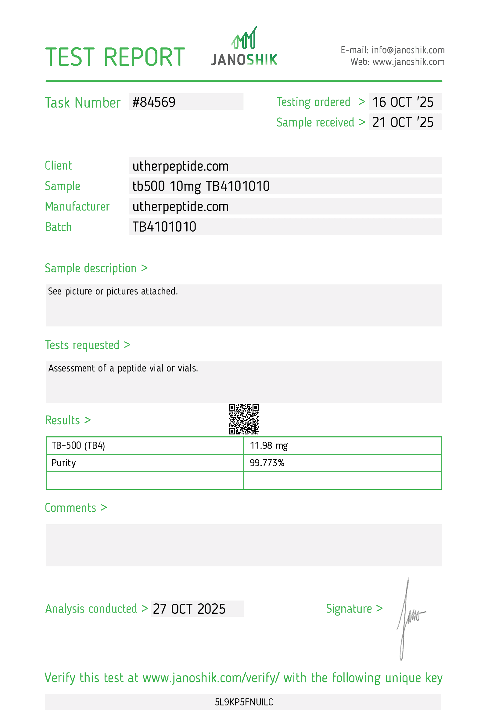 TB-500 - 10MG - Image 2