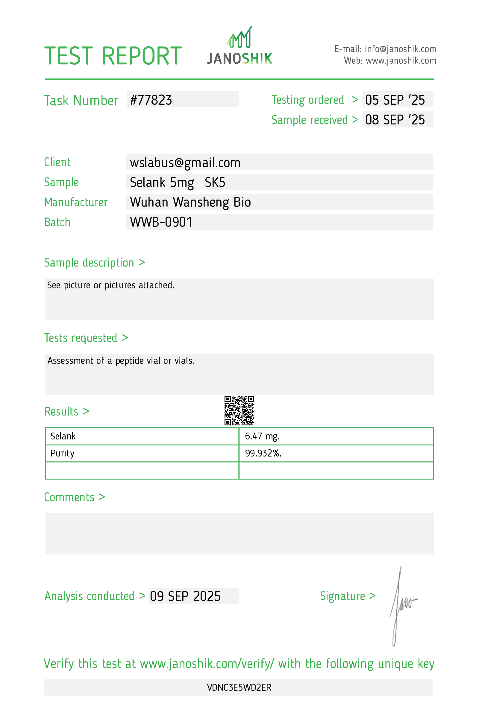 Selank - 5MG - Image 2