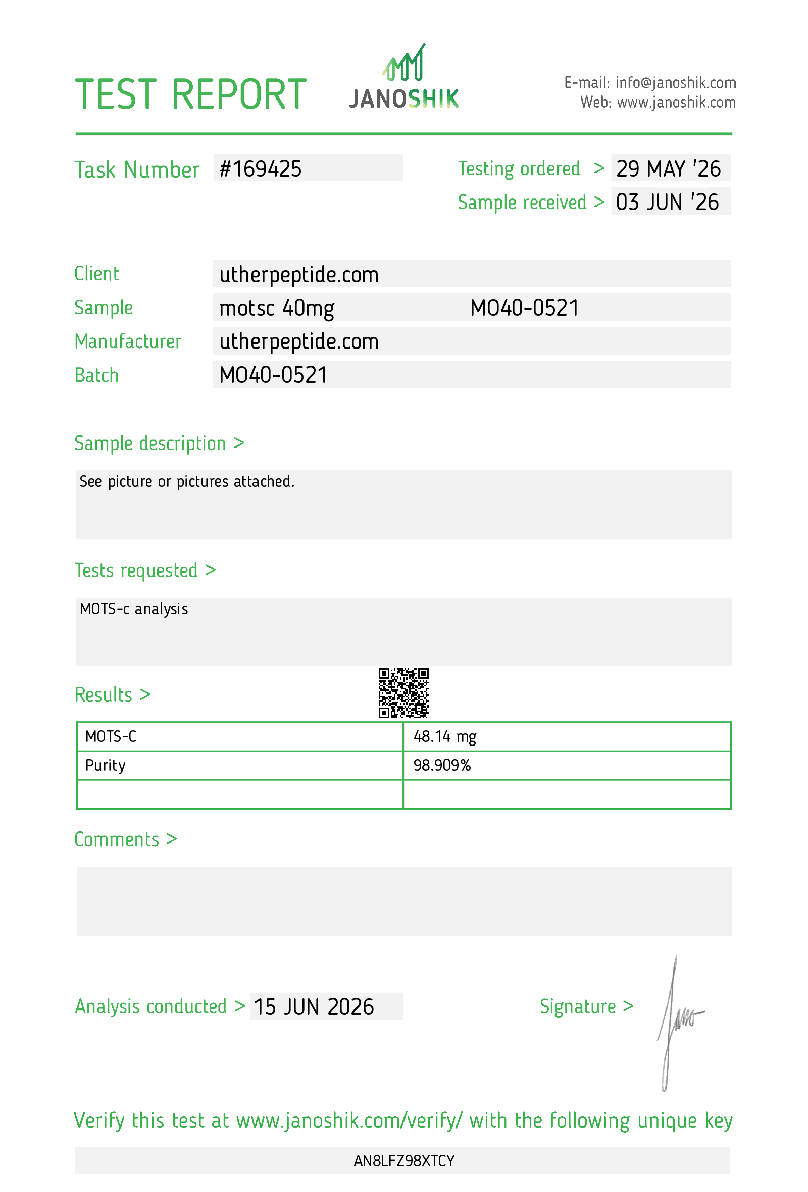 MOTS-c - 40MG - Image 2