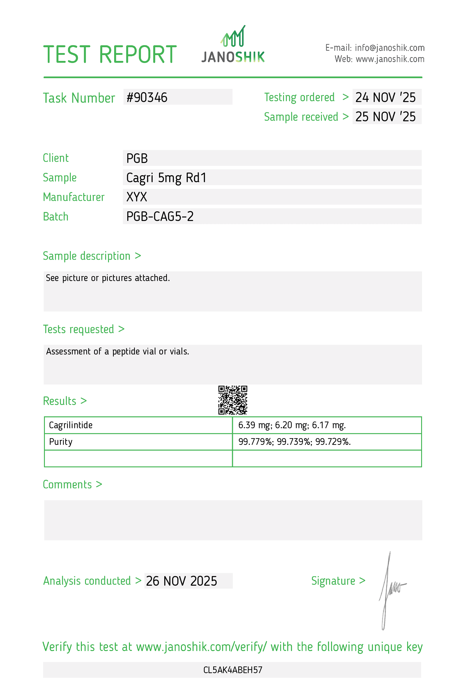 Cagrilintide - 5MG - Image 2