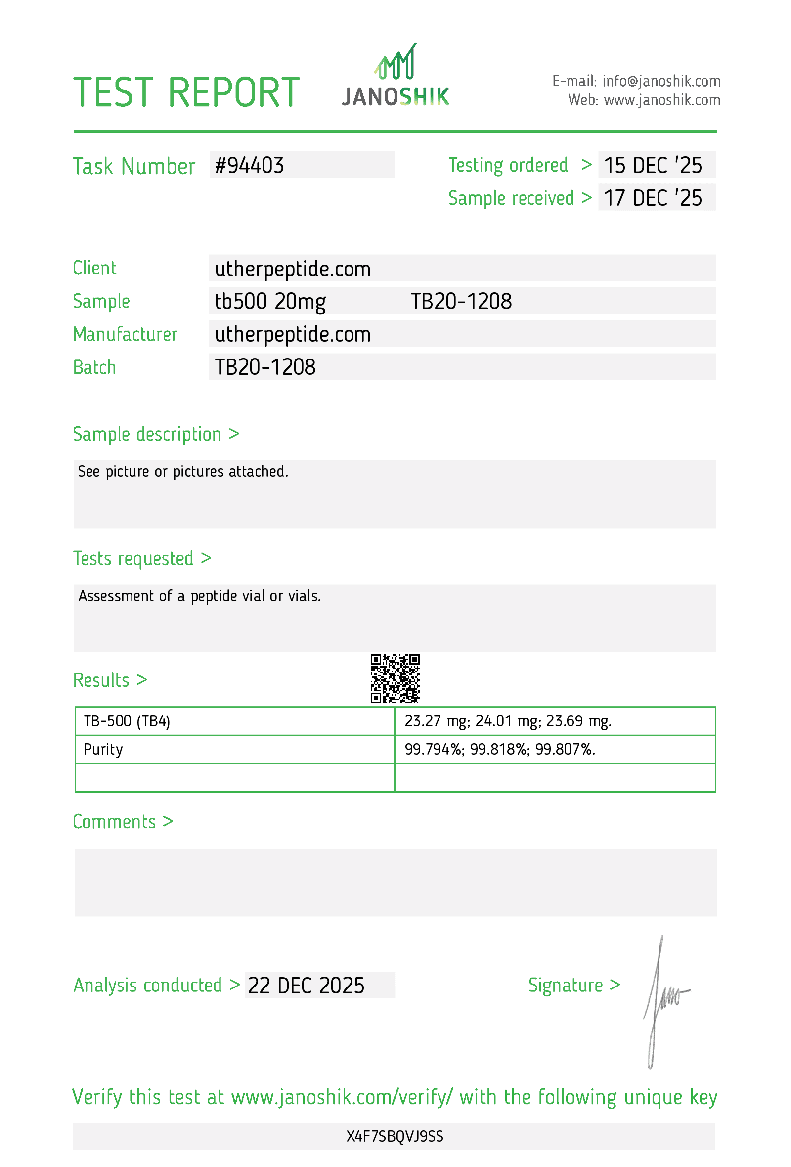 TB-500 (Thymosin Beta-4) - 20MG - Image 2
